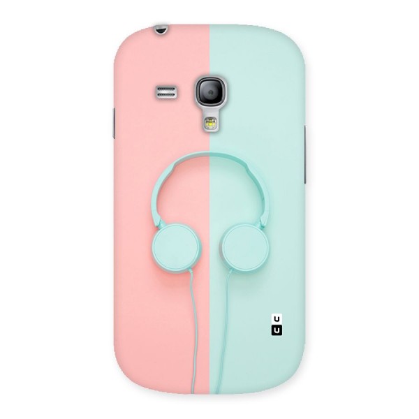 Pastel Headphones Back Case for Galaxy S3 Mini