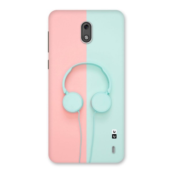 Pastel Headphones Back Case for Nokia 2