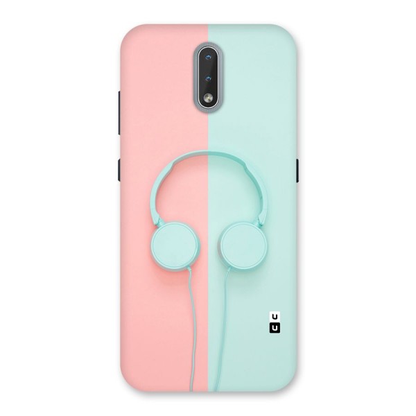 Pastel Headphones Back Case for Nokia 2.3