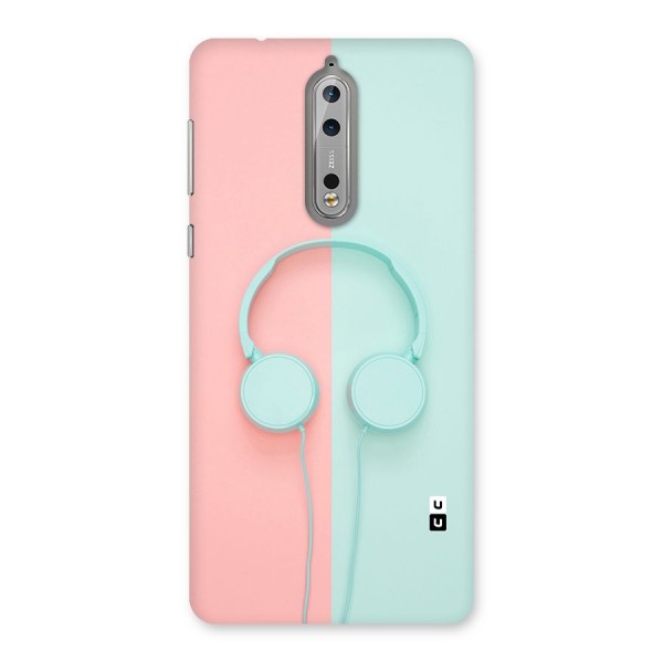 Pastel Headphones Back Case for Nokia 8