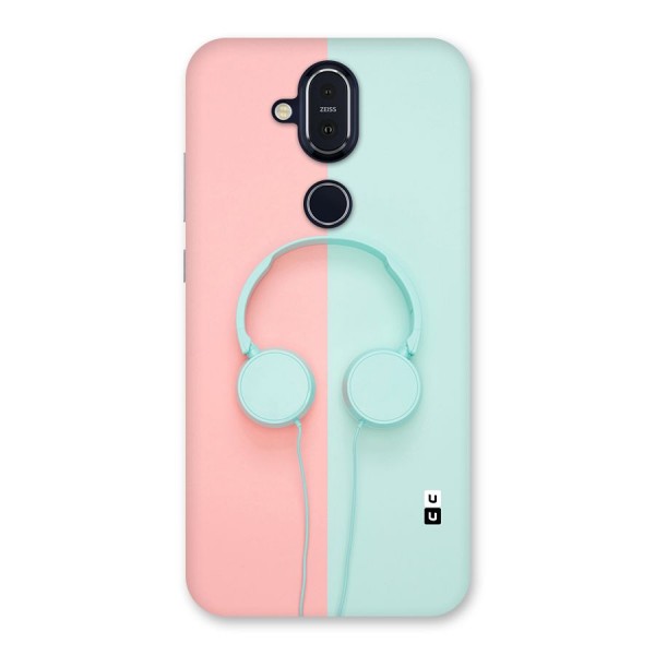 Pastel Headphones Back Case for Nokia 8.1