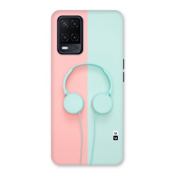 Pastel Headphones Back Case for Oppo A54