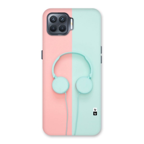 Pastel Headphones Back Case for Oppo F17 Pro