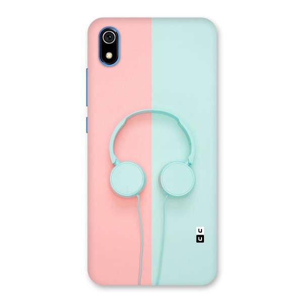 Pastel Headphones Back Case for Redmi 7A