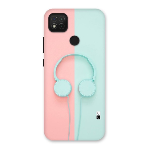 Pastel Headphones Back Case for Redmi 9C