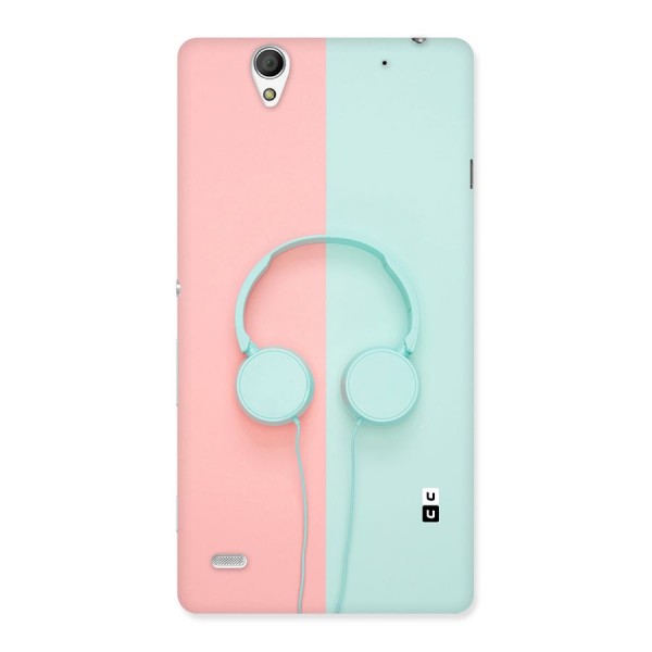 Pastel Headphones Back Case for Sony Xperia C4