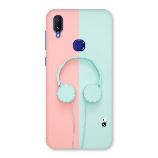 Pastel Headphones Back Case for Vivo V11