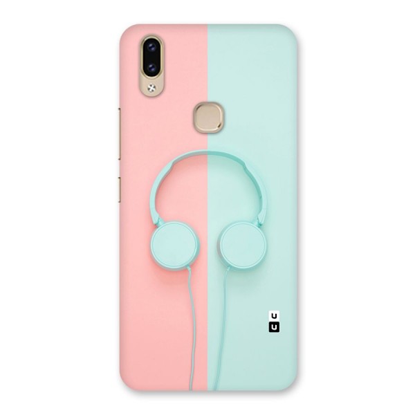 Pastel Headphones Back Case for Vivo V9