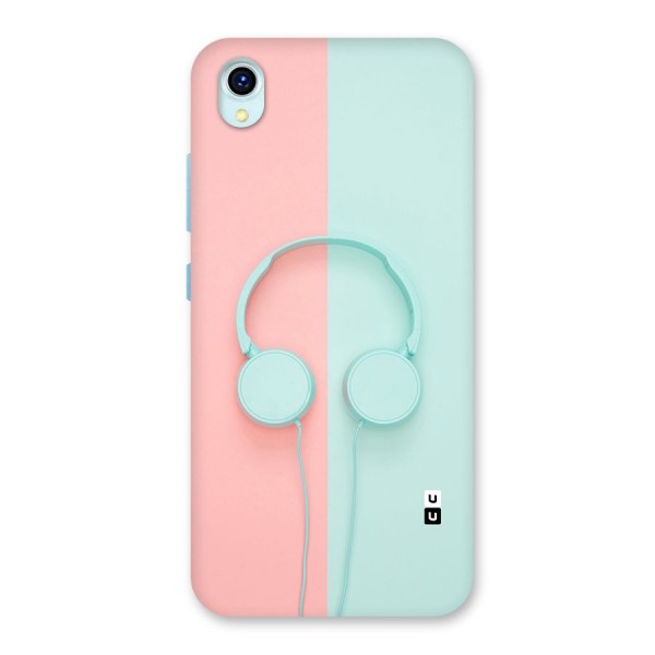 Pastel Headphones Back Case for Vivo Y1s