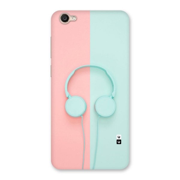 Pastel Headphones Back Case for Vivo Y55