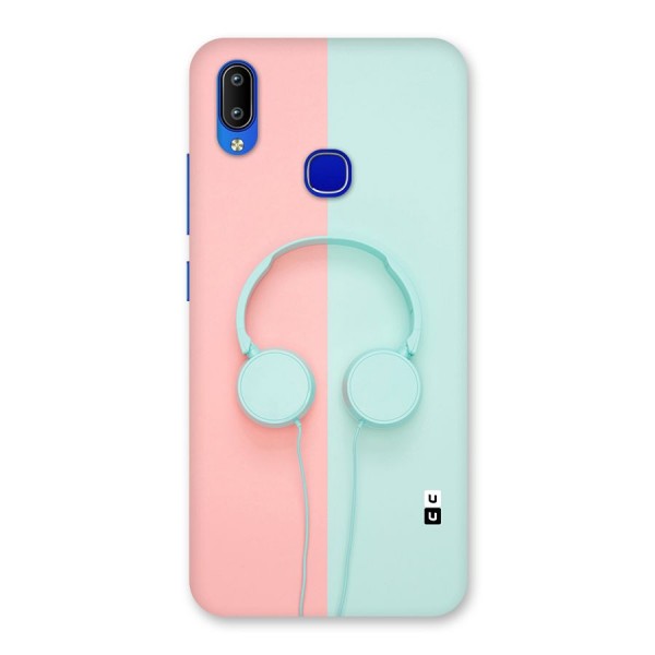 Pastel Headphones Back Case for Vivo Y91