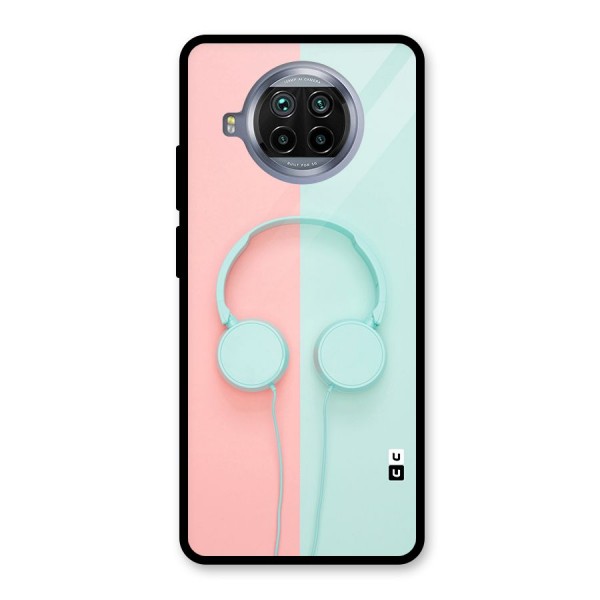 Pastel Headphones Glass Back Case for Mi 10i