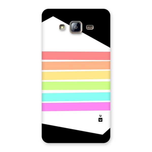 Pastel Pride Horizontal Stripes Back Case for Galaxy On5