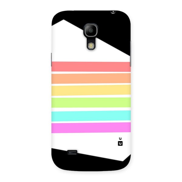 Pastel Pride Horizontal Stripes Back Case for Galaxy S4 Mini