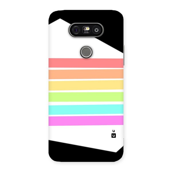 Pastel Pride Horizontal Stripes Back Case for LG G5