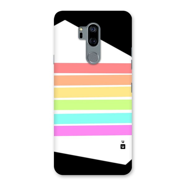Pastel Pride Horizontal Stripes Back Case for LG G7