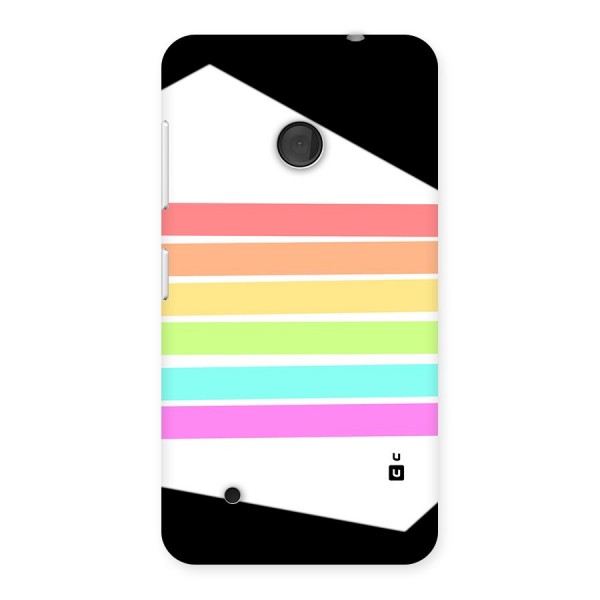 Pastel Pride Horizontal Stripes Back Case for Lumia 530