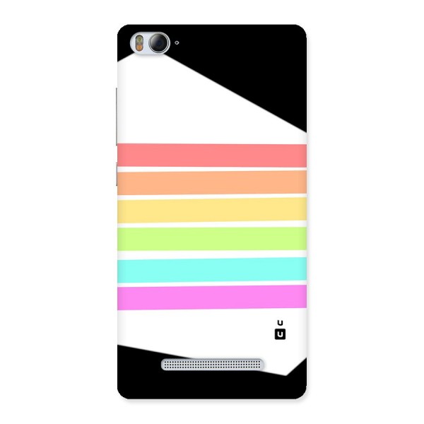 Pastel Pride Horizontal Stripes Back Case for Mi4i