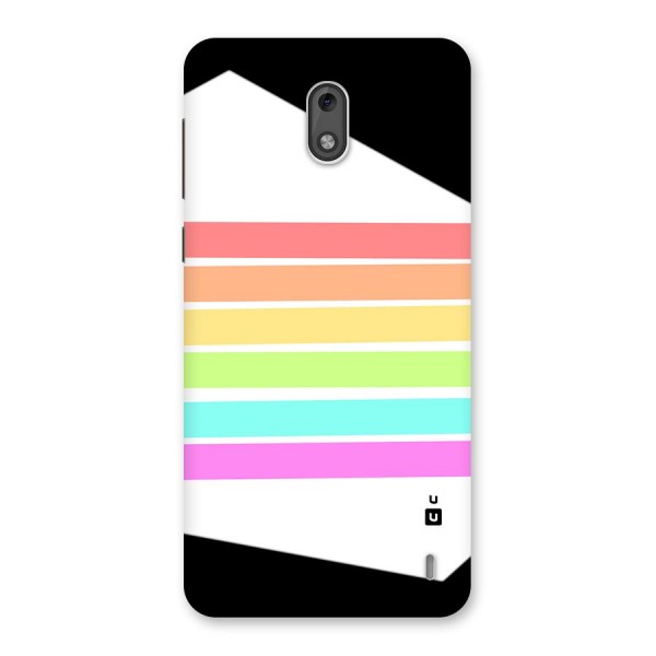 Pastel Pride Horizontal Stripes Back Case for Nokia 2