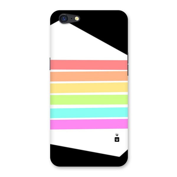 Pastel Pride Horizontal Stripes Back Case for Oppo A71