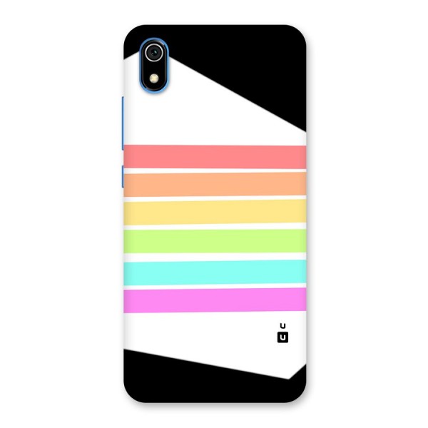 Pastel Pride Horizontal Stripes Back Case for Redmi 7A