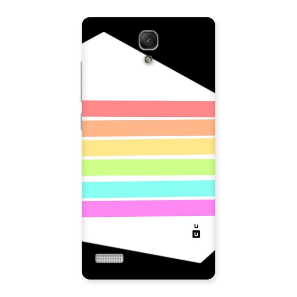 Pastel Pride Horizontal Stripes Back Case for Redmi Note