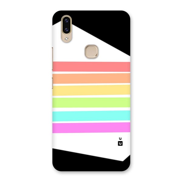 Pastel Pride Horizontal Stripes Back Case for Vivo V9