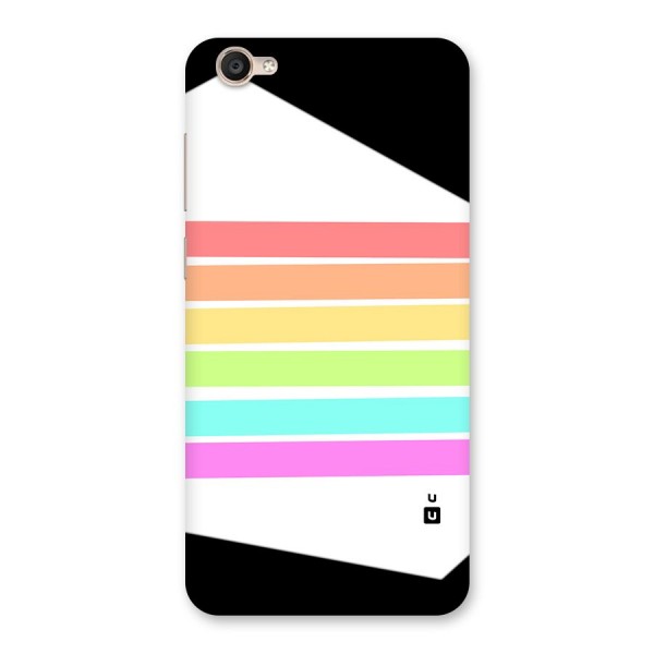 Pastel Pride Horizontal Stripes Back Case for Vivo Y55