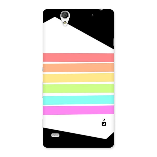 Pastel Pride Horizontal Stripes Back Case for Xperia C4