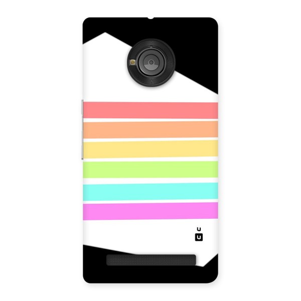 Pastel Pride Horizontal Stripes Back Case for Yuphoria