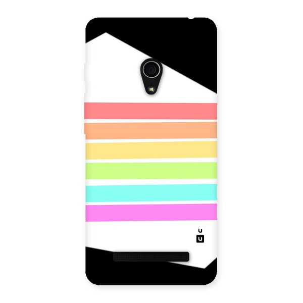 Pastel Pride Horizontal Stripes Back Case for Zenfone 5