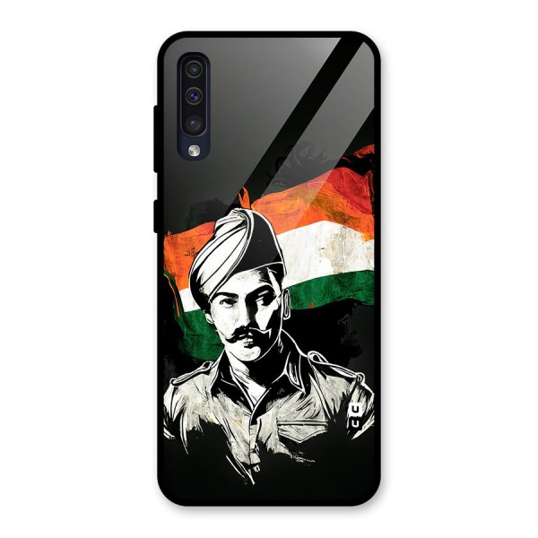 Patriotic Indian Glass Back Case for Galaxy A50