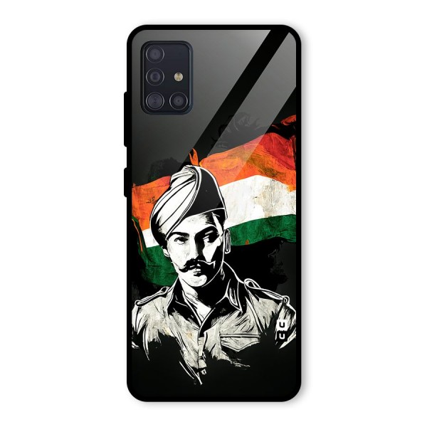 Patriotic Indian Glass Back Case for Galaxy A51