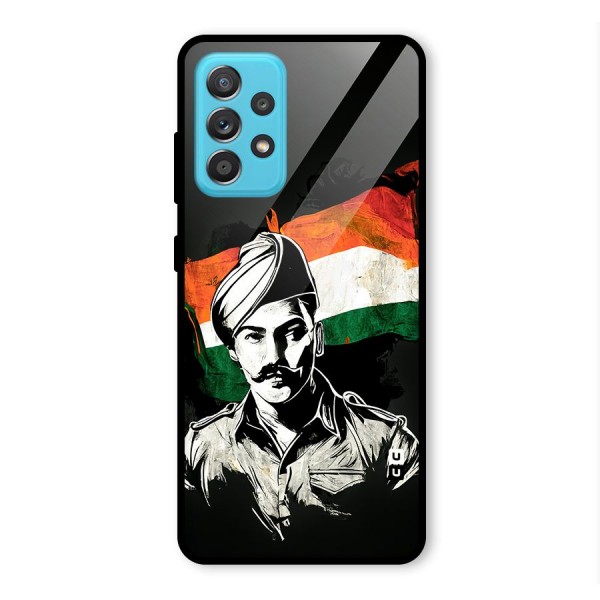 Patriotic Indian Glass Back Case for Galaxy A52