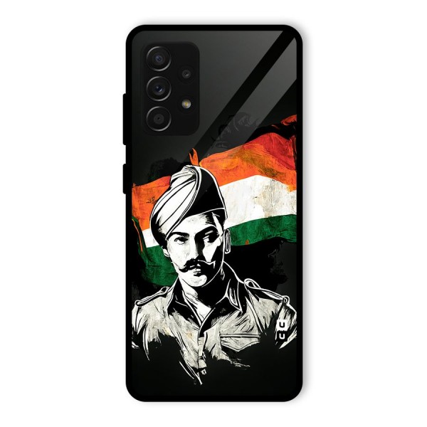 Patriotic Indian Glass Back Case for Galaxy A53 5G