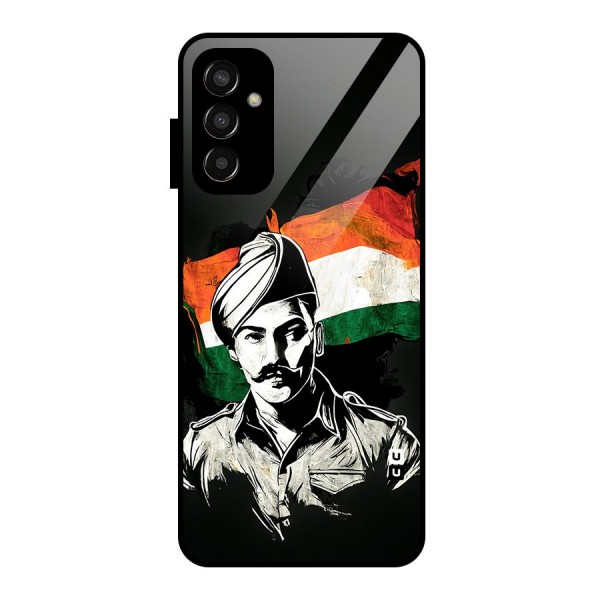 Patriotic Indian Glass Back Case for Galaxy F13