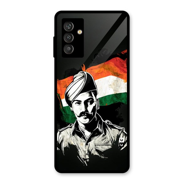 Patriotic Indian Glass Back Case for Galaxy M13