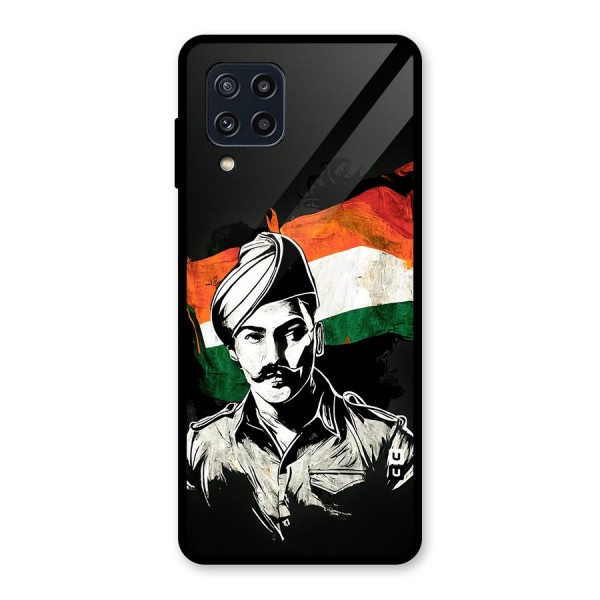 Patriotic Indian Glass Back Case for Galaxy M32