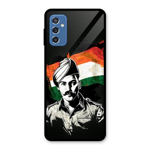 Patriotic Indian Glass Back Case for Galaxy M52 5G