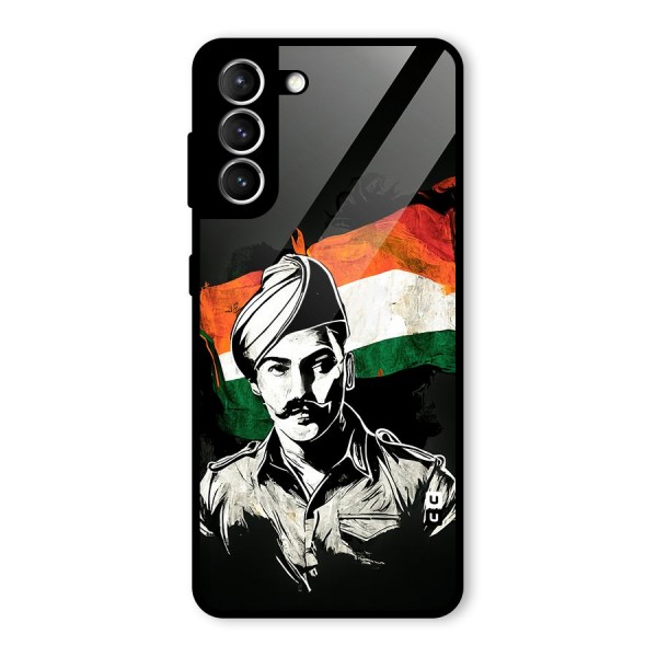Patriotic Indian Glass Back Case for Galaxy S21 5G