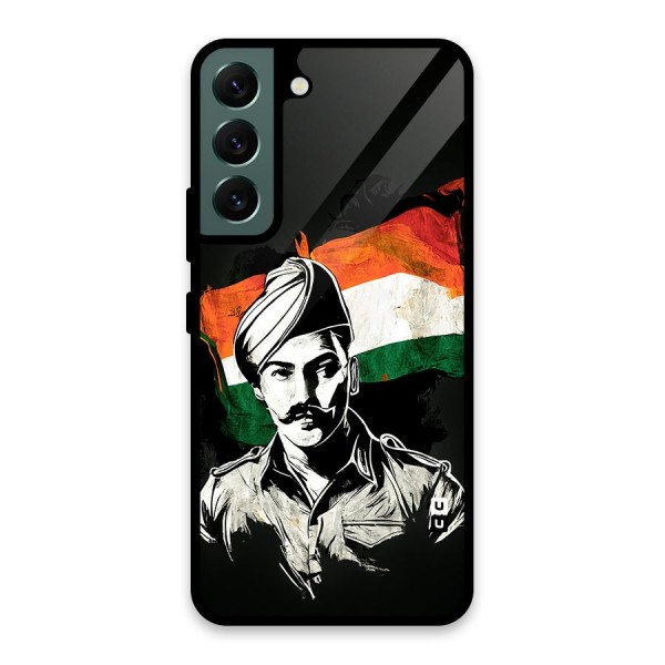 Patriotic Indian Glass Back Case for Galaxy S22 5G