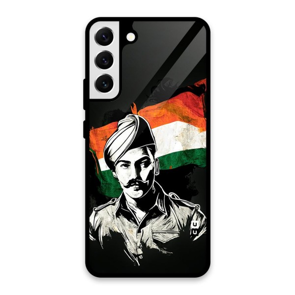 Patriotic Indian Glass Back Case for Galaxy S22 Plus 5G