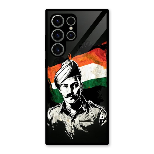 Patriotic Indian Glass Back Case for Galaxy S23 Ultra