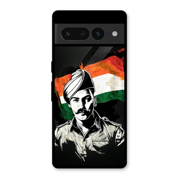 Patriotic Indian Glass Back Case for Google Pixel 7 Pro