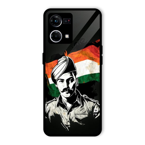 Patriotic Indian Glass Back Case for Oppo F21 Pro 4G