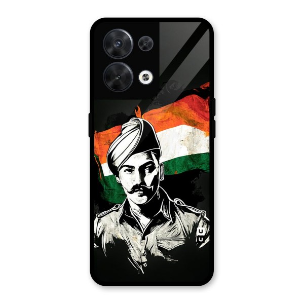 Patriotic Indian Glass Back Case for Oppo Reno8 5G