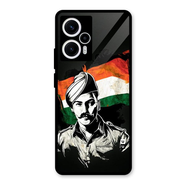 Patriotic Indian Glass Back Case for Poco F5