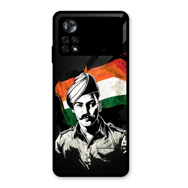 Patriotic Indian Glass Back Case for Poco X4 Pro 5G