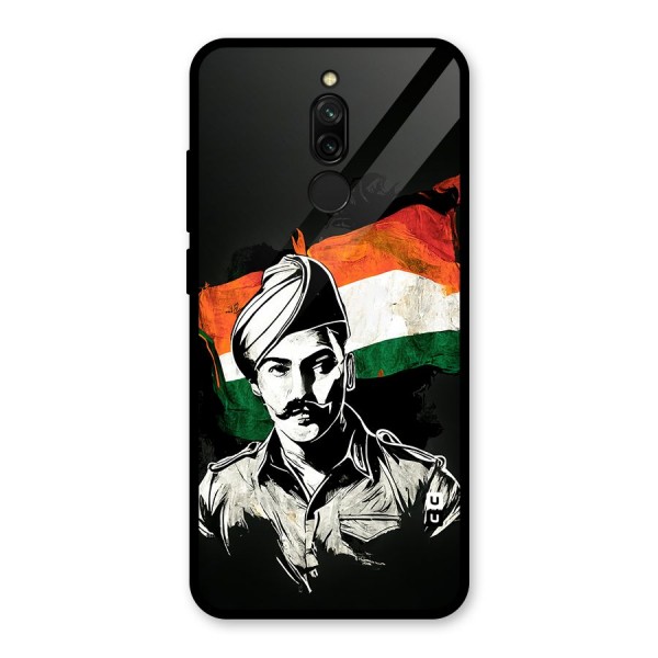 Patriotic Indian Glass Back Case for Redmi 8