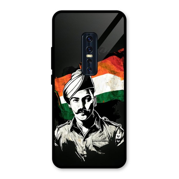 Patriotic Indian Glass Back Case for Vivo V17 Pro